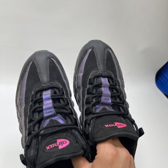 Nike Air Max 95 Black Premium Throwback 2019 538416-021 Shoes Men Size 9.5 READ - Picture 15 of 16